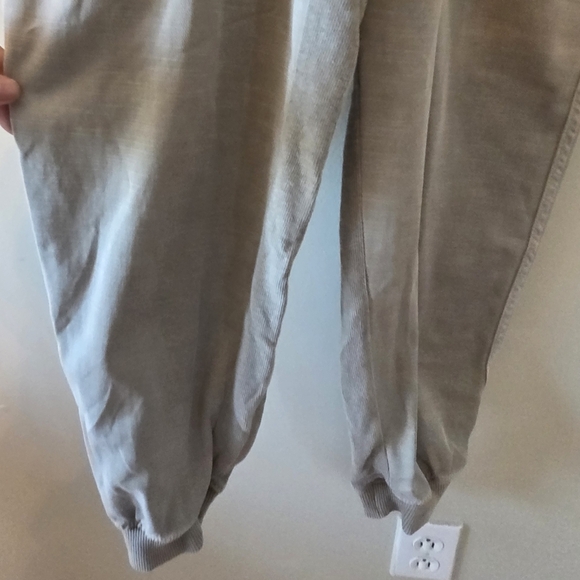 James Perse Mixed Media Utility Jumpsuit Sergeant Drawstring Waist Size Small - Picture 10 of 16